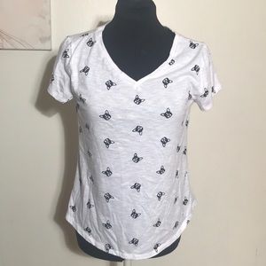 Justice French bulldog t shirt size 16 plus